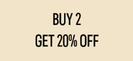 BUY 2 GET20% OFF 이미지